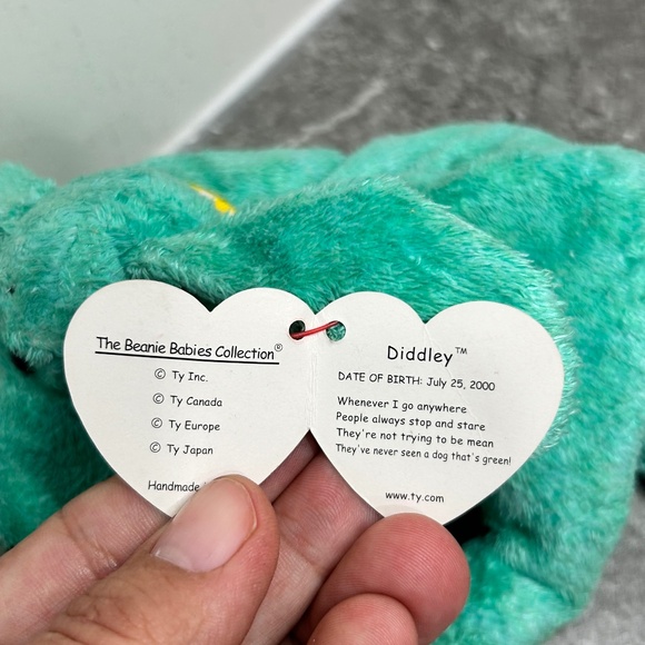 Ty Beanie Babies; Diddley the Dog 2001 - Picture 4 of 7